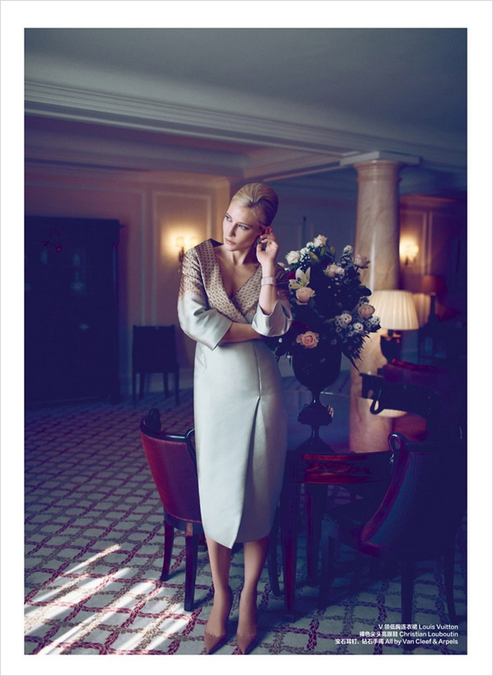 Фото Кейт Бланшетт в журнале Harpers Bazaar