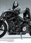 Девушка и эксклюзивные мотоциклы Confederate Motorcycles Russia (Октябрь, 2014)