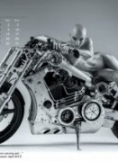 Сексуальный календарь с девушками и мотоциклами на 2014 год от Confederate Motorcycles Russia (Август, 2014)