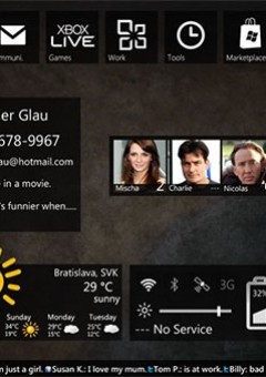 Дизайнерский интерфейс Windows Slate 7.
