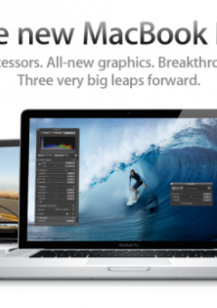 Новые Apple MacBook Pro 2011 года.