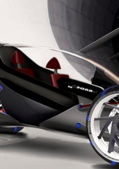 BMW Tandem - футуристичекий концепт автомобиля от Simone Madella.
