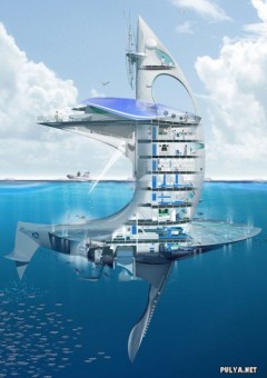 «Sea Orbiter» - первый небоскреб, который научился плавать.