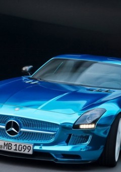 Mercedes SLS AMG - самый мощный электрокар в мире