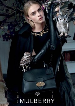 Рекламная кампания сумок Mulberry сезона Осень 2013